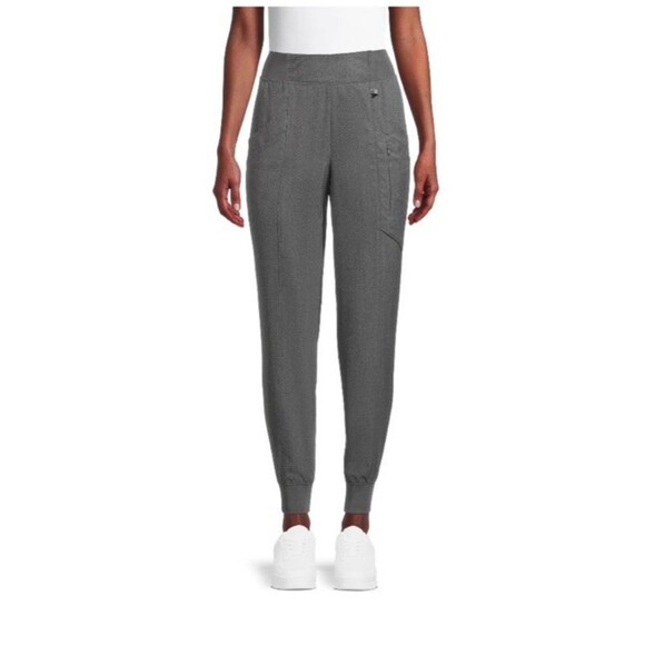 ClimateRight by Cuddl Duds Women's Plus Scrub 7 Pocket Joggers- 2XL- Grey - Picture 4 of 5